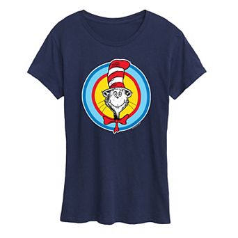 Women's Dr. Seuss Cat In Hat Smile Graphic Tee