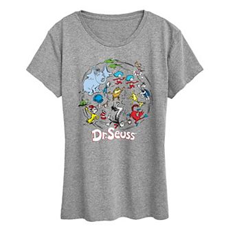 Women's Dr. Seuss Pattern Graphic Tee