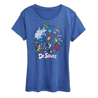 Women's Dr. Seuss Pattern Graphic Tee