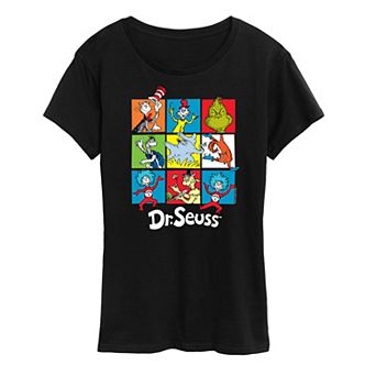 Women's Dr. Seuss Grid Graphic Tee
