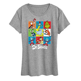 Women's Dr. Seuss Grid Graphic Tee