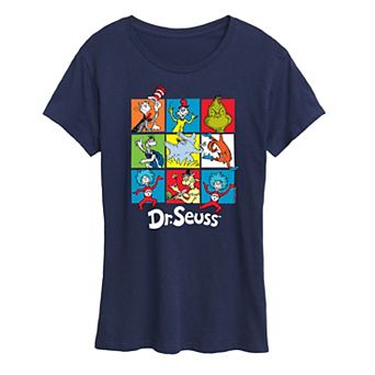 Women's Dr. Seuss Grid Graphic Tee