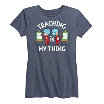 Women's Dr. Seuss Teaching Is My Thing Graphic Tee