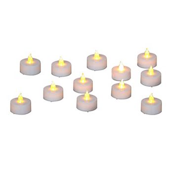 Mikasa White LED Tealight 12 pc Set