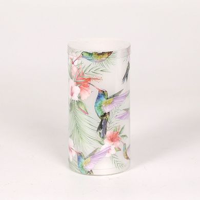 Mikasa Hummingbird Decal LED Wax Tall Pillar Candle