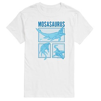 Men's Jurassic World Mosasaurus Grid Long Sleeve