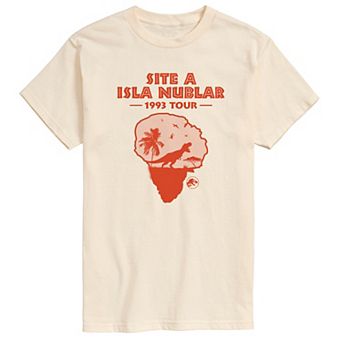 Men's Jurassic World isla Nublar 1993 Tour Graphic Tee