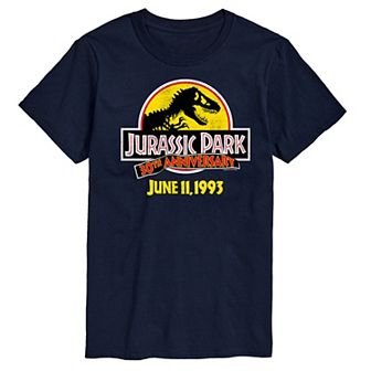 Men's Jurassic World Jurassic Park 30th Logo Graphic Tee