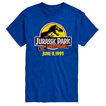 Men's Jurassic World Jurassic Park 30th Logo Graphic Tee