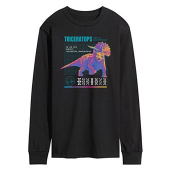Men's Jurassic World Triceratops Long Sleeve