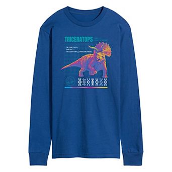 Men's Jurassic World Triceratops Long Sleeve