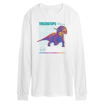 Men's Jurassic World Triceratops Long Sleeve