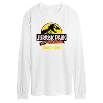 Men's Jurassic World Jurassic Park 30th Logo Long Sleeve