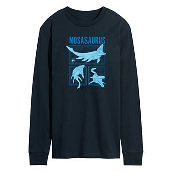 Men's Jurassic World Mosasaurus Grid Long Sleeve