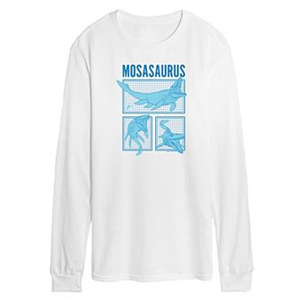 Men's Jurassic World Mosasaurus Grid Long Sleeve