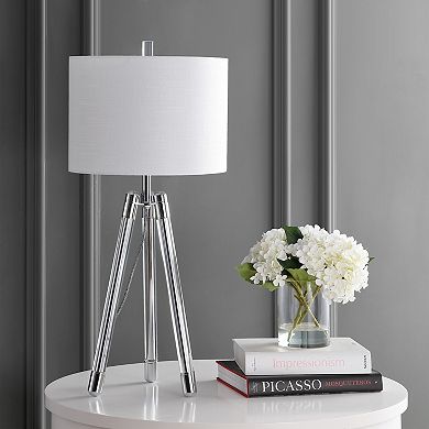 Wyman Surveyors Tripod Crystal/metal Led Table Lamp