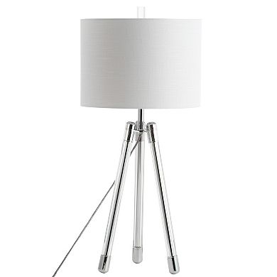 Wyman Surveyors Tripod Crystal/metal Led Table Lamp