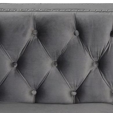 Morden Fort Modern 2 Piece Sofa Set With Deep Dutch Velvet