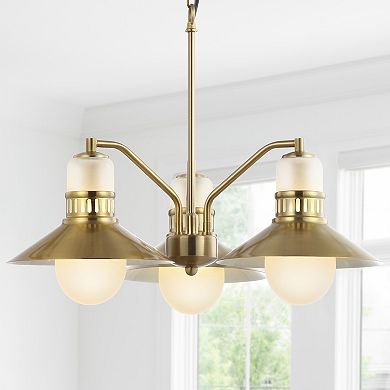 Colin Adjustable Iron/glass Retro Hurricane Led Pendant