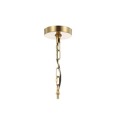 Colin Adjustable Iron/glass Retro Hurricane Led Pendant