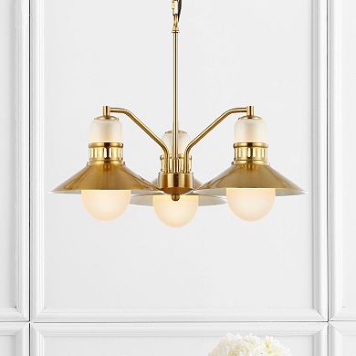 Colin Adjustable Iron/glass Retro Hurricane Led Pendant