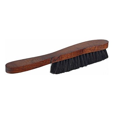 Hat Brush Premium Horse Hair Bristles with Hardwood Handle High-Quality Brown Hat Brush