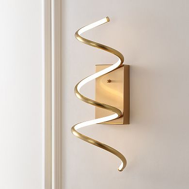 Scribble Modern Metal Integrated Led Vanity Light Sconce