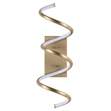 Scribble Modern Metal Integrated Led Vanity Light Sconce