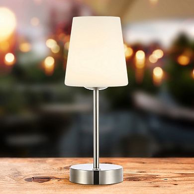 Carson Modern Minimalist Iron Rechargeable Integrated Led Table Lamp