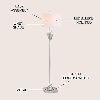 Othello Metal Led Floor Lamp