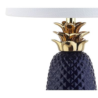 Pineapple Ceramic Led Table Lamp