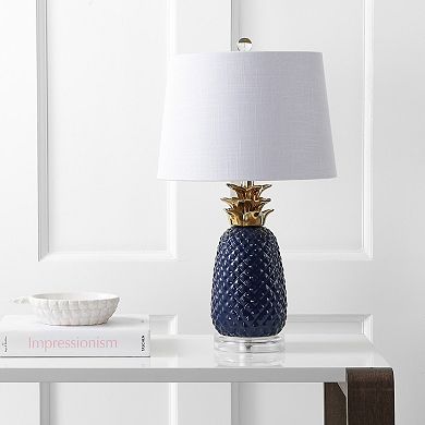 Pineapple Ceramic Led Table Lamp