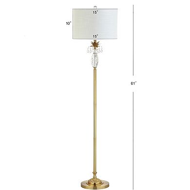Adalyn Crystal Metal Led Floor Lamp