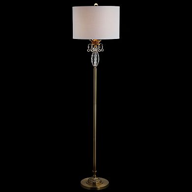Adalyn Crystal Metal Led Floor Lamp