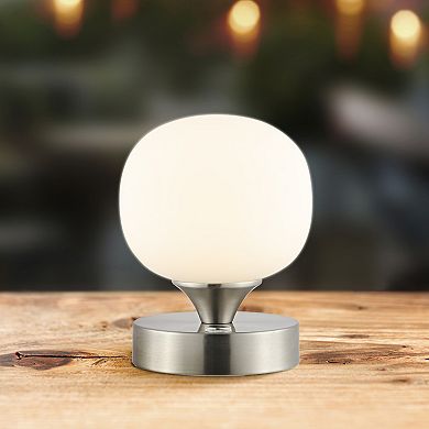 Owen Bohemian Farmhouse Iron Rechargeable Integrated Led Table Lamp