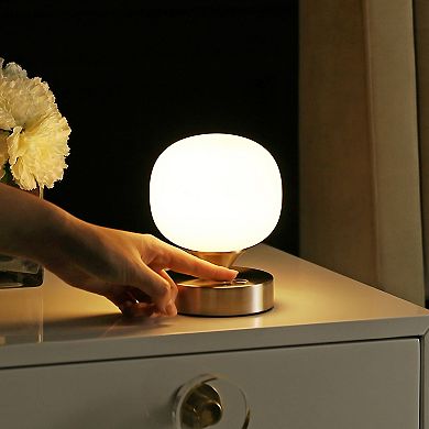 Owen Bohemian Farmhouse Iron Rechargeable Integrated Led Table Lamp