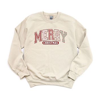 Merry Christmas Varsity Sweatshirt