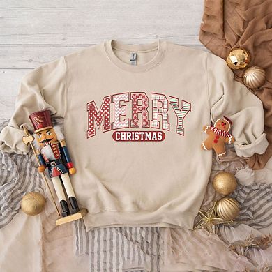 Merry Christmas Varsity Sweatshirt