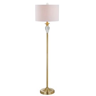 Evelyn Crystal Metal Led Floor Lamp