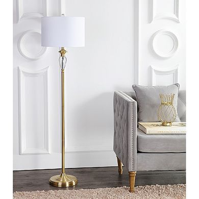 Evelyn Crystal Metal Led Floor Lamp