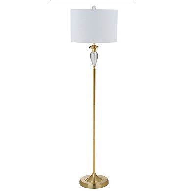 Evelyn Crystal Metal Led Floor Lamp