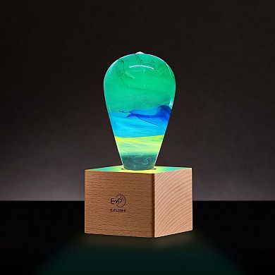 Indoor EP LIGHT Contemporary LED Wooden Table Lamp