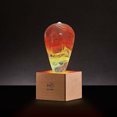 Indoor EP LIGHT Contemporary LED Wooden Table Lamp