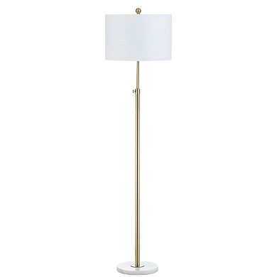 June Adjustable Metal/marble Led Floor Lamp