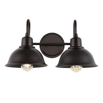 Frisco Farmhouse Industrial Iron Led Vanity