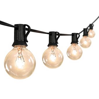 Indoor/Outdoor Contemporary Rustic Incandescent G40 Bistro Globe Bulb String Lights