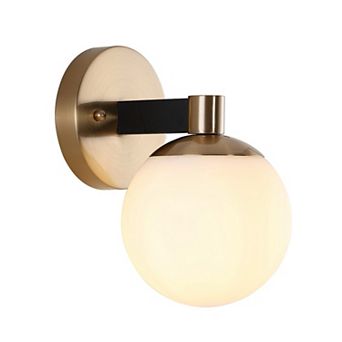 Modernist Globe Metalfrosted Glass Modern Contemporary Led Vanity