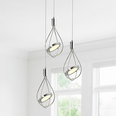 Orion Adjustable Modern Integrated Cluster Led Metal Pendant
