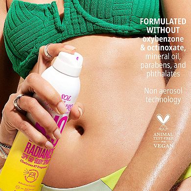 Rio Radiance SPF 50 Body Spray Sunscreen with Niacinamide