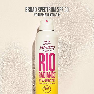 Rio Radiance SPF 50 Body Spray Sunscreen with Niacinamide